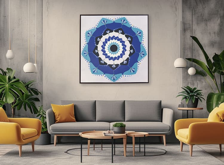 Mandala Olho Grego
