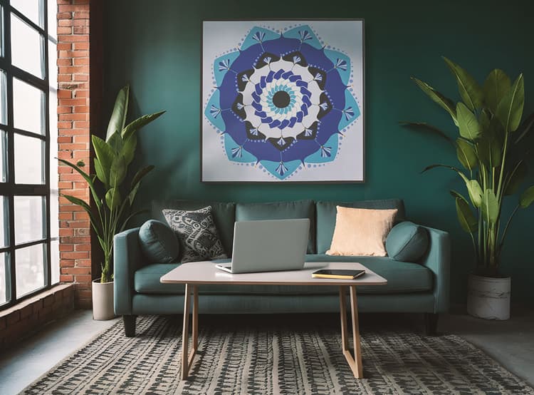 Mandala Olho Grego